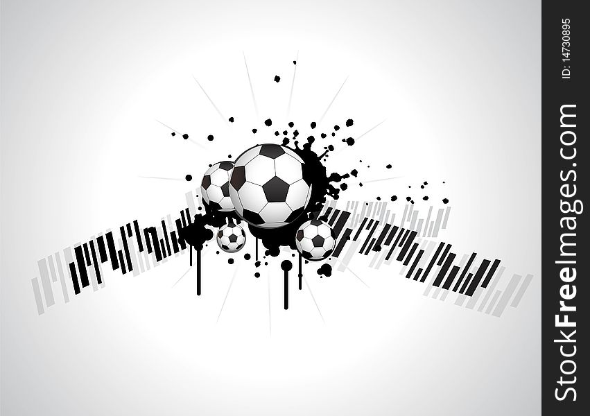 Abstract Football Creative Design