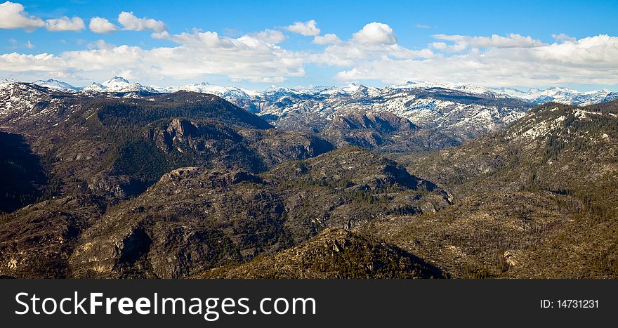 Mountain landscape in Yosemite National Park, California. Mountain landscape in Yosemite National Park, California.