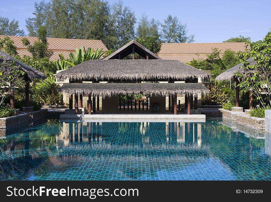 Swimming pool in island of Koh Chang.Thailand. Swimming pool in island of Koh Chang.Thailand.