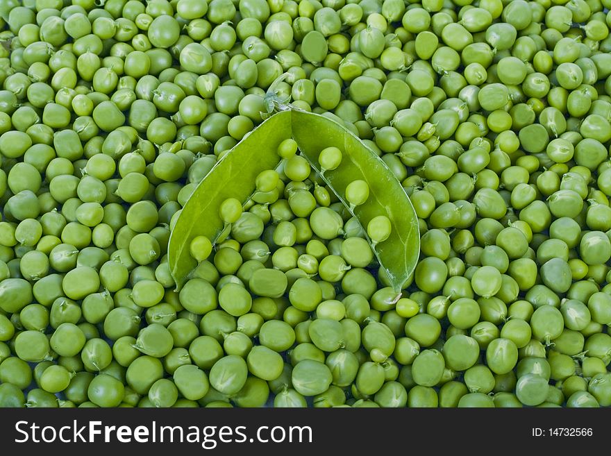 A split peas and pods