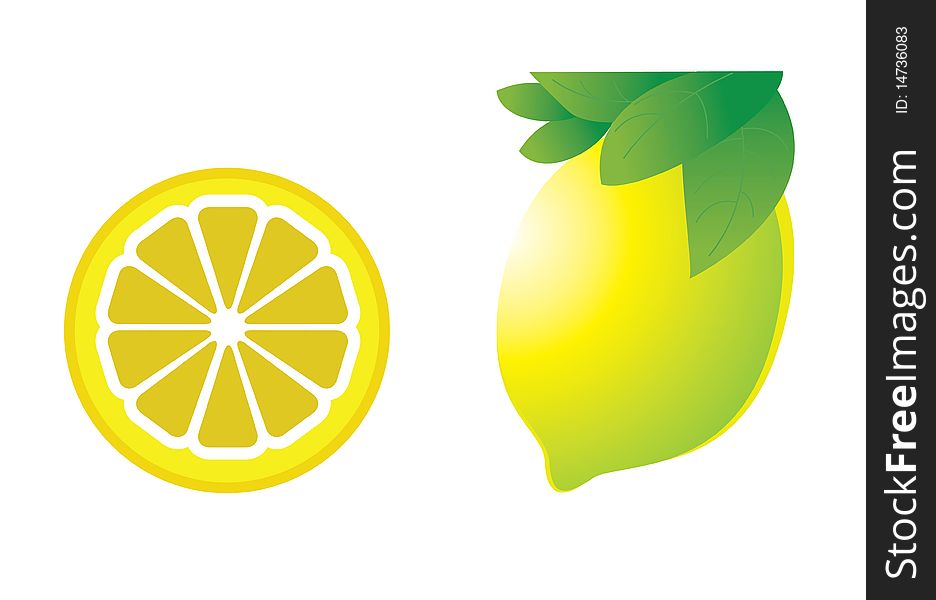 Vector Illustration Of The Lemon