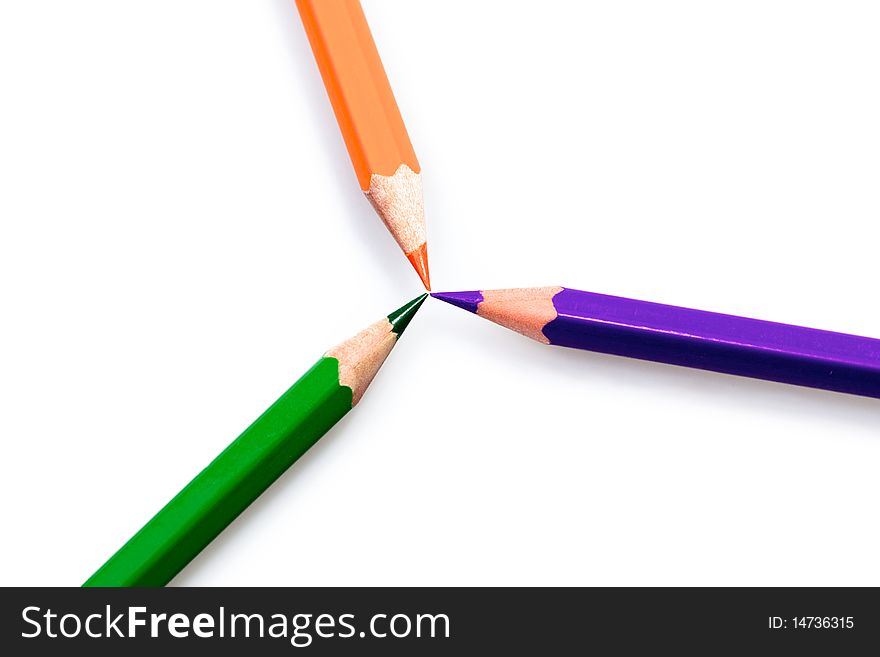 Three Colored Pencils