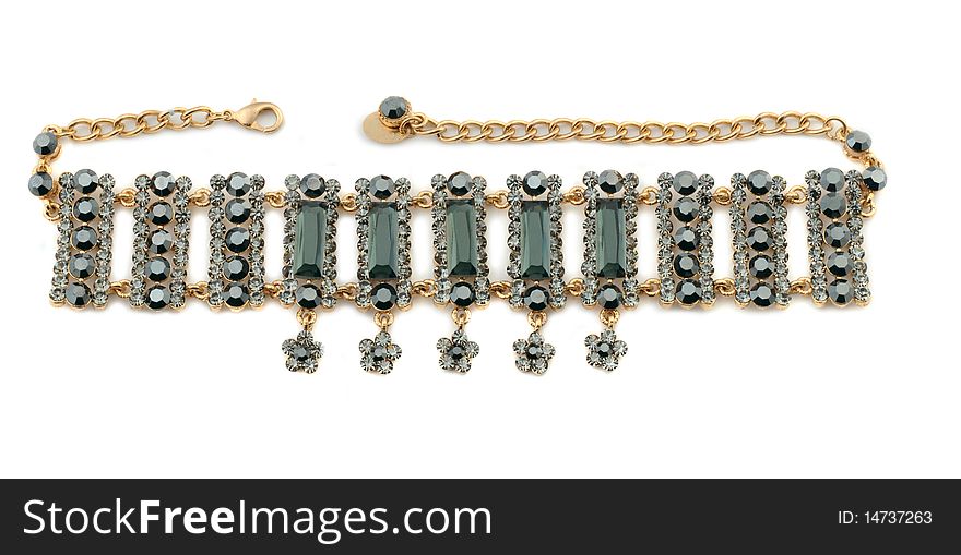 Women luxury accesories bracelet isolated. Women luxury accesories bracelet isolated