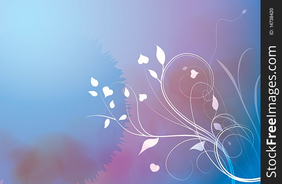 Multiple color floral background design for any occasion. Multiple color floral background design for any occasion