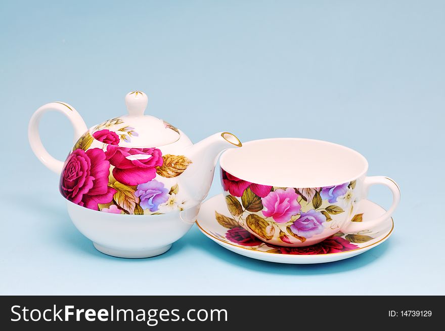 With Chinese characteristics, peony teapot.