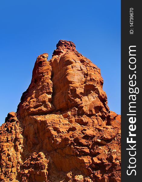 Red rock formation in Glen canyon recreation area. Red rock formation in Glen canyon recreation area
