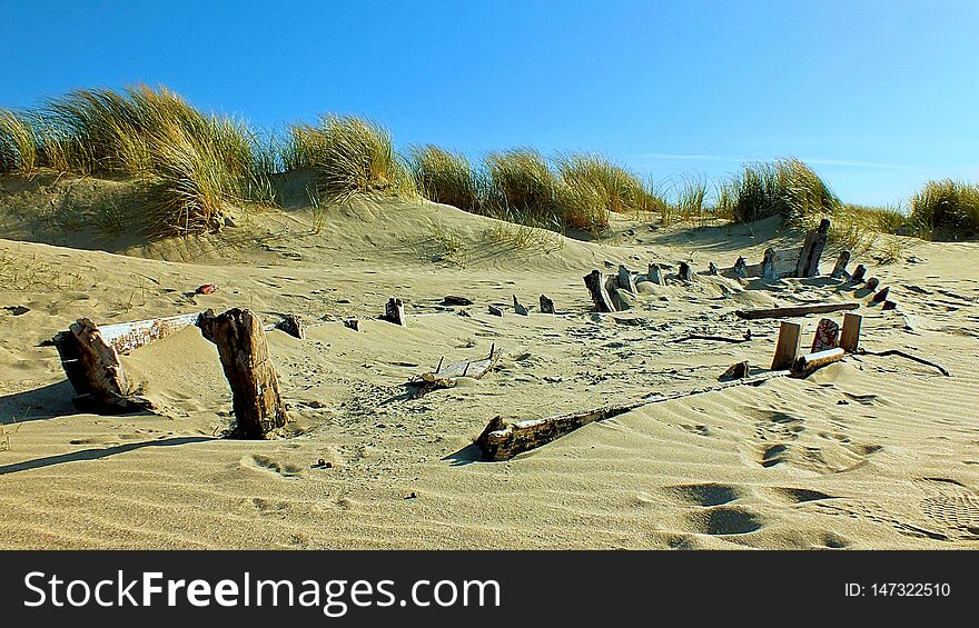 Disappearing into the Connemara beach