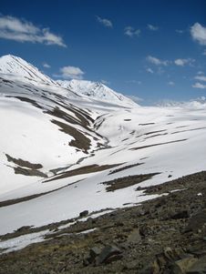 Baralacha Pass In The Himalayas Stock Image Baralacha Pass In The Himalayas Stock Image