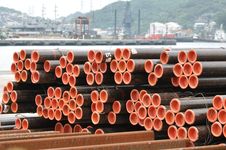 Steel Pipes Stock Photo Steel Pipes Stock Photo