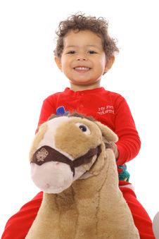 Free Toddler On A Pony Stock Photos - 14741103