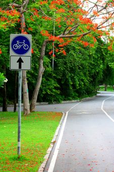 Bicycle Way Stock Photo Bicycle Way Stock Photo