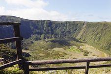 Inside Of Caldeira Volcano In Faial, Azores Stock Photo Inside Of Caldeira Volcano In Faial, Azores Stock Photo