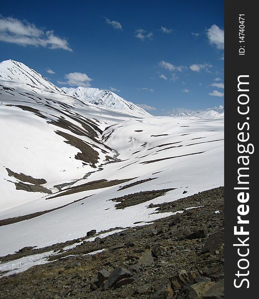 Baralacha Pass In The Himalayas