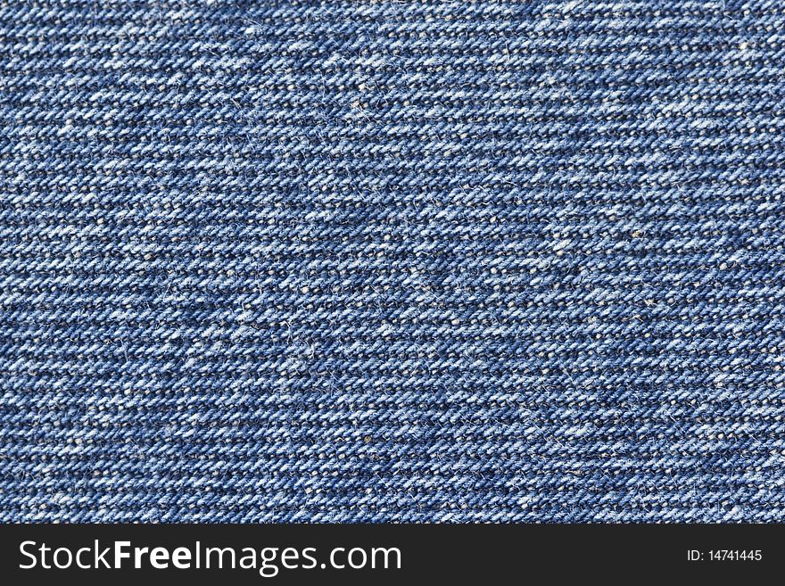 Details of Blue Jeans Texture