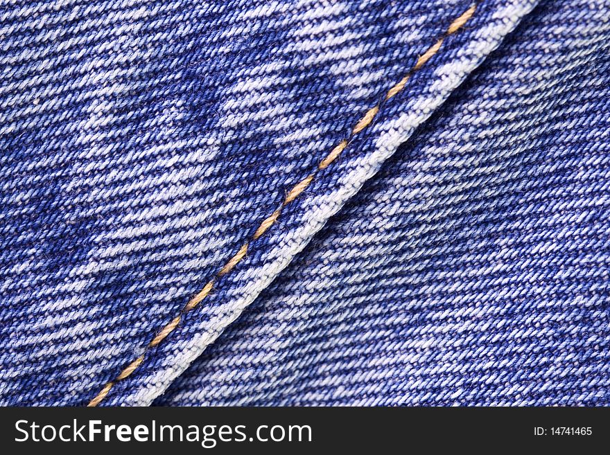 Details of Blue Jeans Background