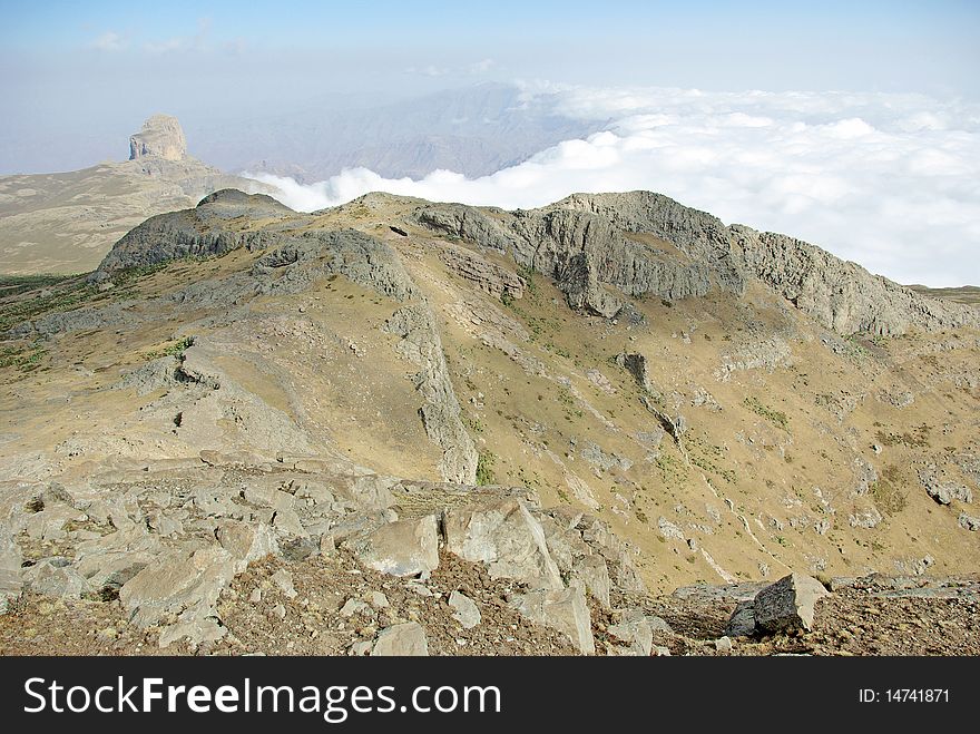 View of Abune Yosef Mountains, Ethiopia