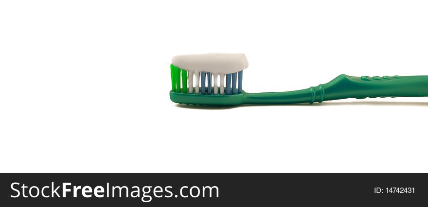 Tooth-brush with paste