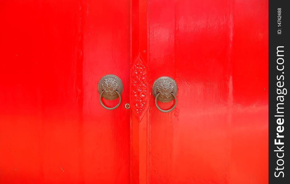 Red door