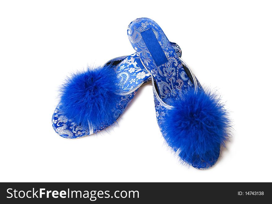 Female slippers | Isolated