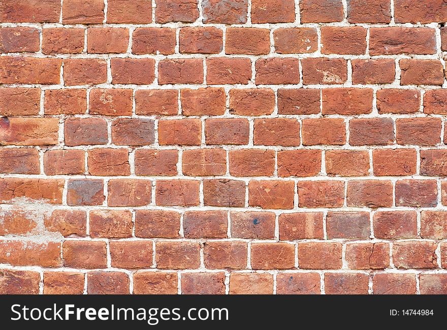 This photo shows a brick wall. This photo shows a brick wall
