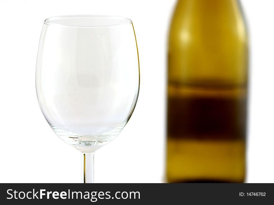 Wine glass and Bottle