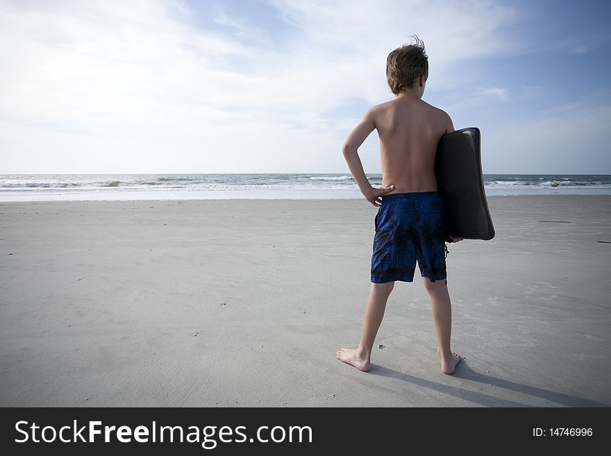 Young Boy at the Beach