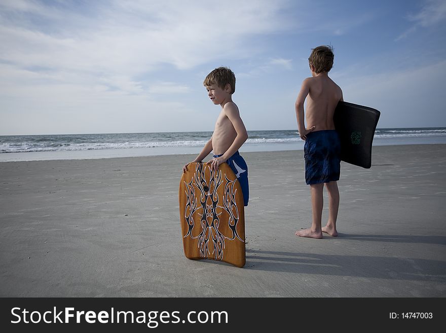 Young Boys at the Beach