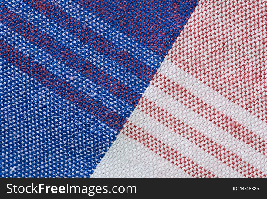 Close up of gingham fabric background. Close up of gingham fabric background