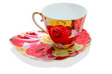 Tea Cup On A Saucer Stock Photos Tea Cup On A Saucer Stock Photos