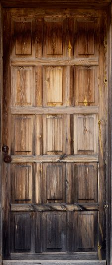 Old Wooden Door Royalty Free Stock Image Old Wooden Door Royalty Free Stock Image