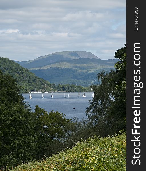 Sailing on Lake Windermere