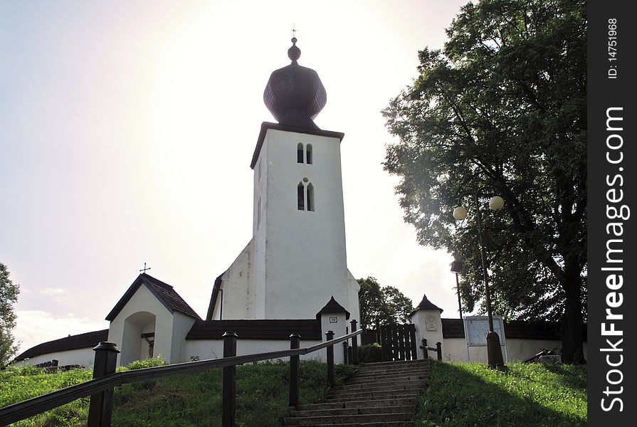 Gothic Zehra church in Slovakia belongs to UNESCO world heritage