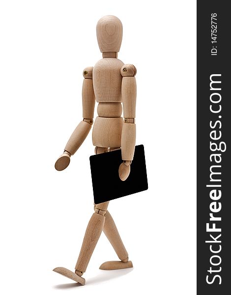 Isolated Mannequin Carrying Credit Card