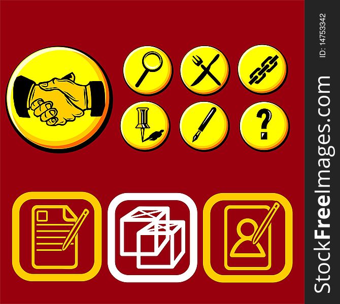 Signs that indicate nredmety or action. Signs that indicate nredmety or action.