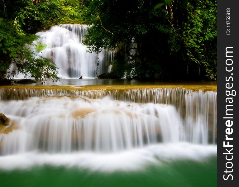 Waterfall in west of Thailand. Waterfall in west of Thailand