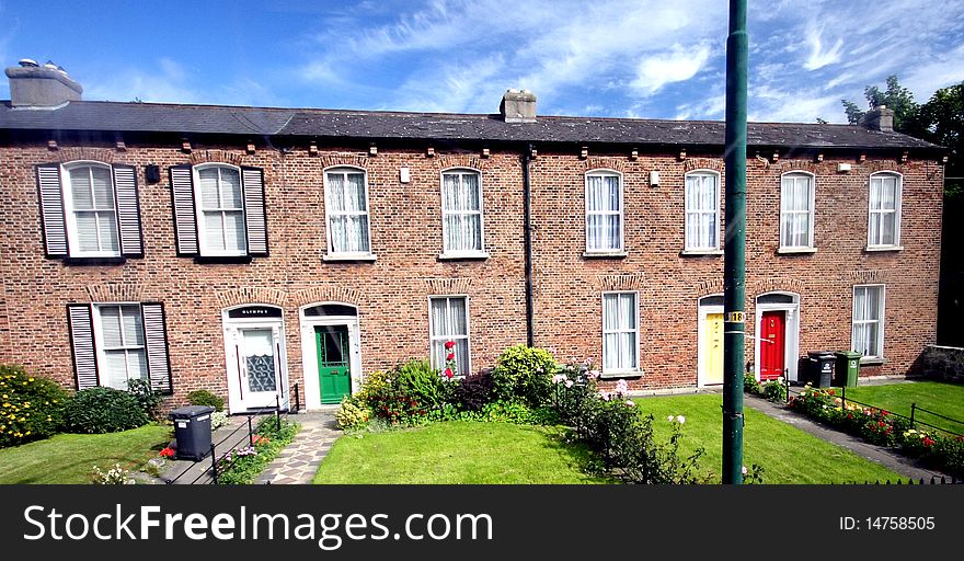 A typical house in Ireland. A typical house in Ireland