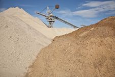 Conveyor On Site At Gravel Pit Stock Images Conveyor On Site At Gravel Pit Stock Images