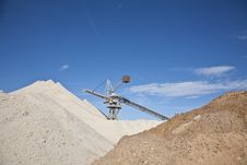 Conveyor On Site At Gravel Pit Stock Image Conveyor On Site At Gravel Pit Stock Image