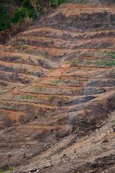 Farming In Mountain. Royalty Free Stock Photos Farming In Mountain. Royalty Free Stock Photos