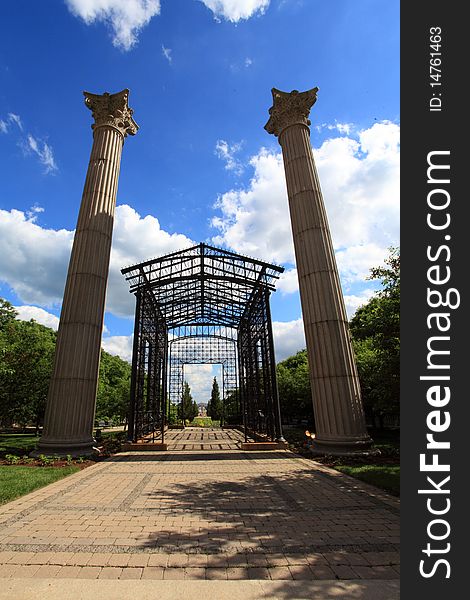 Landmark of Cancer Survivor Garden, Chicago. Landmark of Cancer Survivor Garden, Chicago