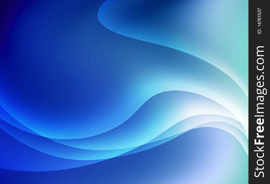 Elegant abstract background of glowing soft lines