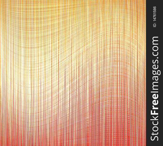 Abstract waves golden orange background