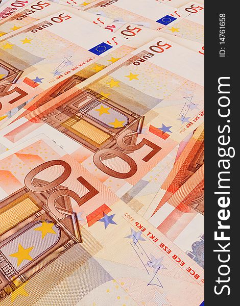 5, 10, 20, 50  Euro banknotes