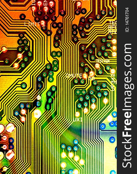 Digital world, with sunrise on the background with integrated bits and bytes. Digital world, with sunrise on the background with integrated bits and bytes