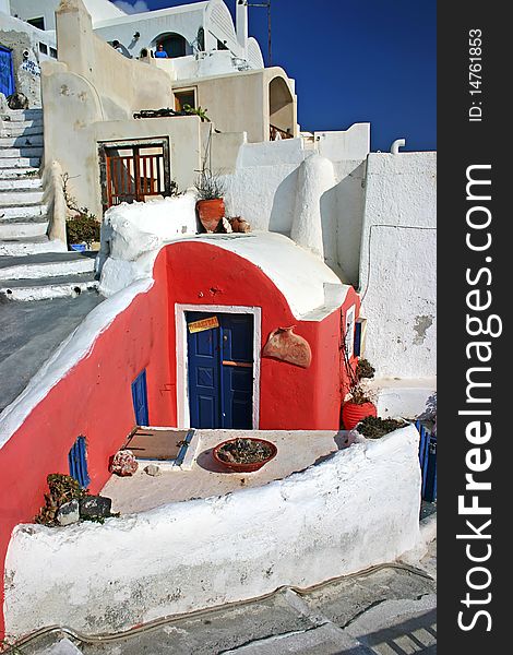 House in Oia Santorini Greece