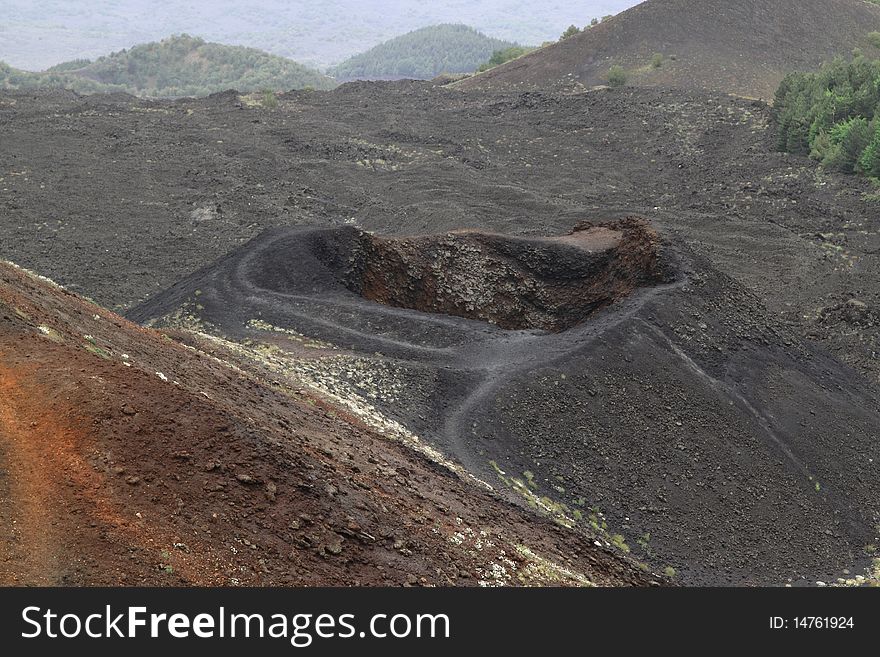 Volcano In Sicily