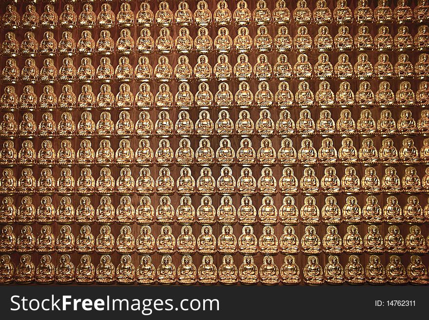 Wall Of Buddha S Miniature