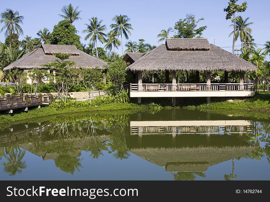 Tropical Arbor In Thailand.