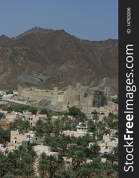 UNESCO protected Bahla Fort in Oman