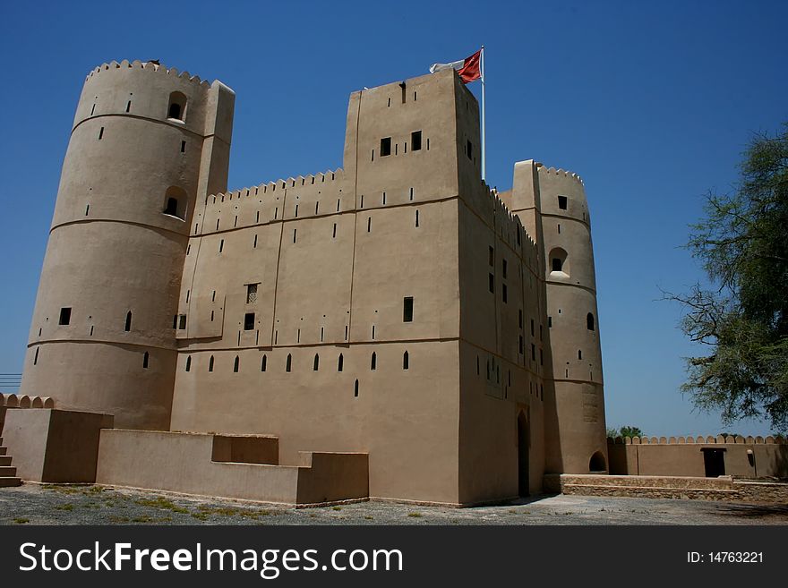 Historic fort of Barka, Oman. Historic fort of Barka, Oman